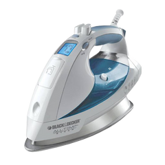 Black & Decker D6000 All-Temp Steam Iron with Stainless-Steel Soleplate