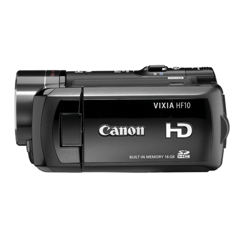 Canon VIXIA HF10 Flash Memory High Definition Camcorder with 16 GB Internal Flash Memory and 12x Optical Image Stabilized Zoom